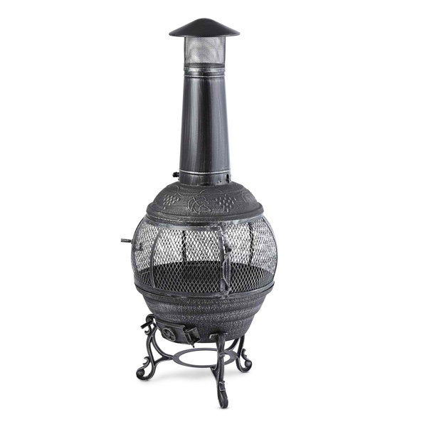 Blumfeldt Flavius Cast Iron Chiminea & Reviews Wayfair.co.uk